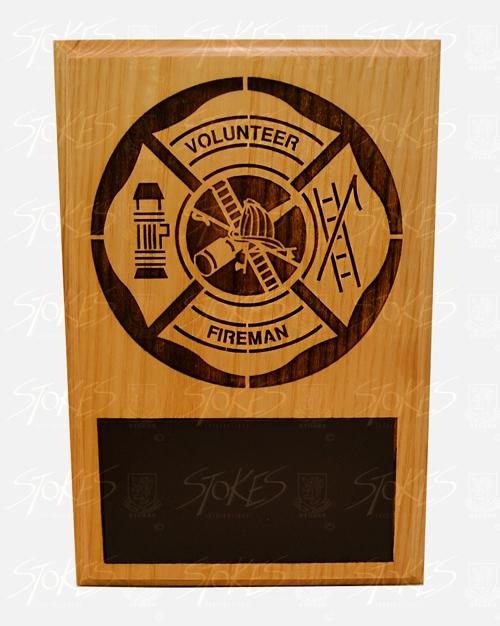 Fire Dept Wood Plaque – SwatOperator USA