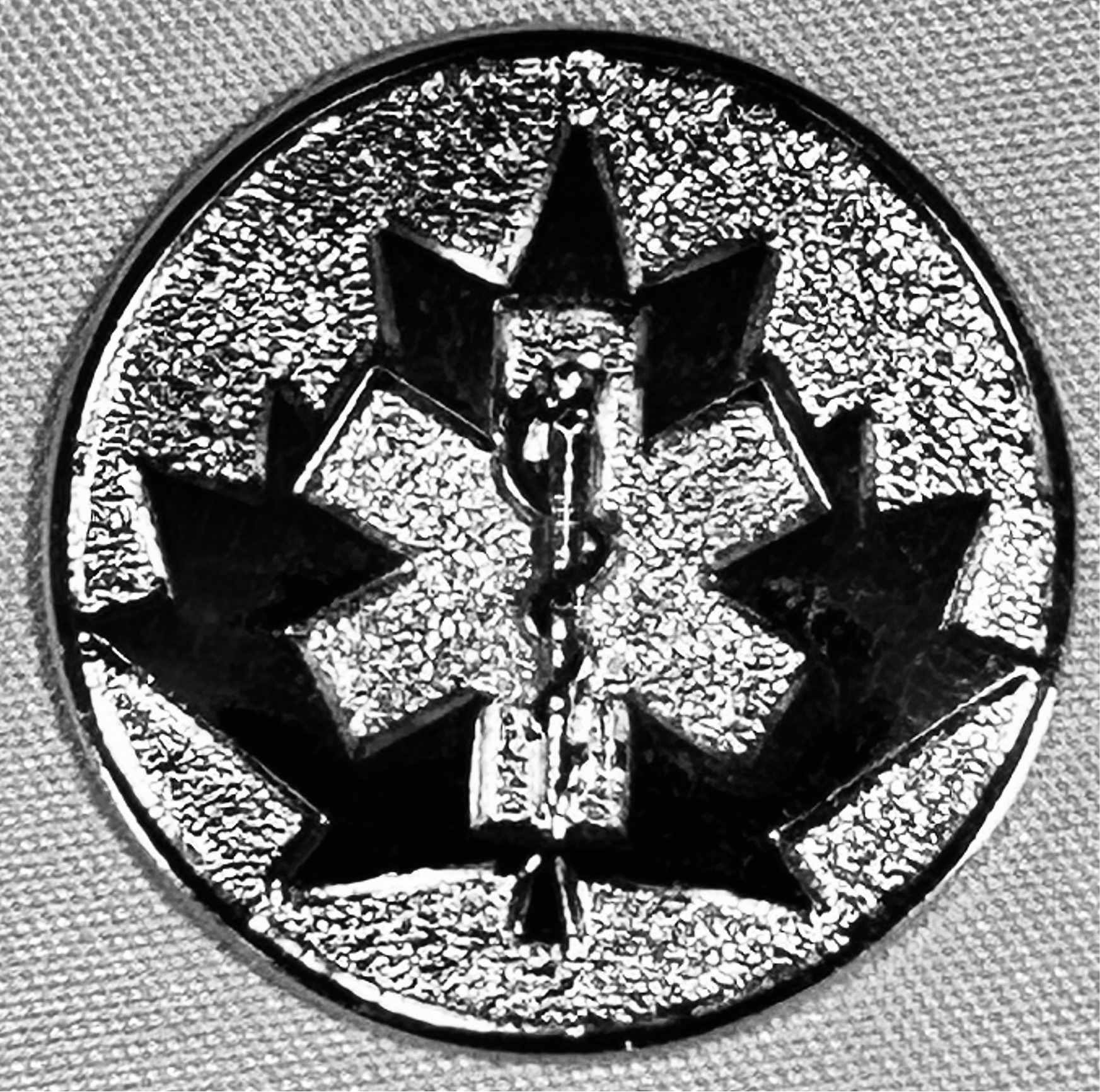 EMS Maple Leaf Silver Pin Solid 1"