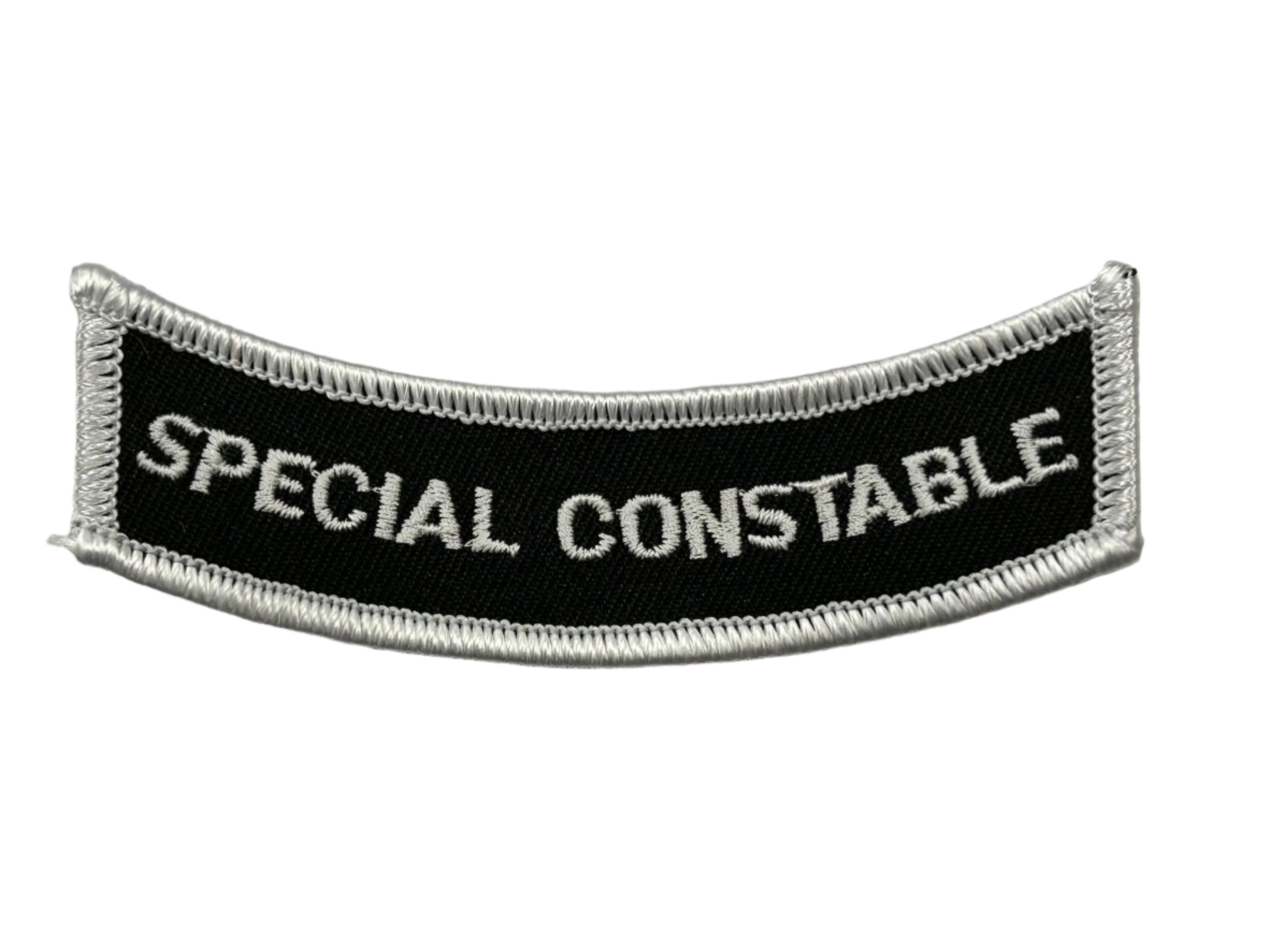 SPECIAL CONSTABLE Crest Curved Silver