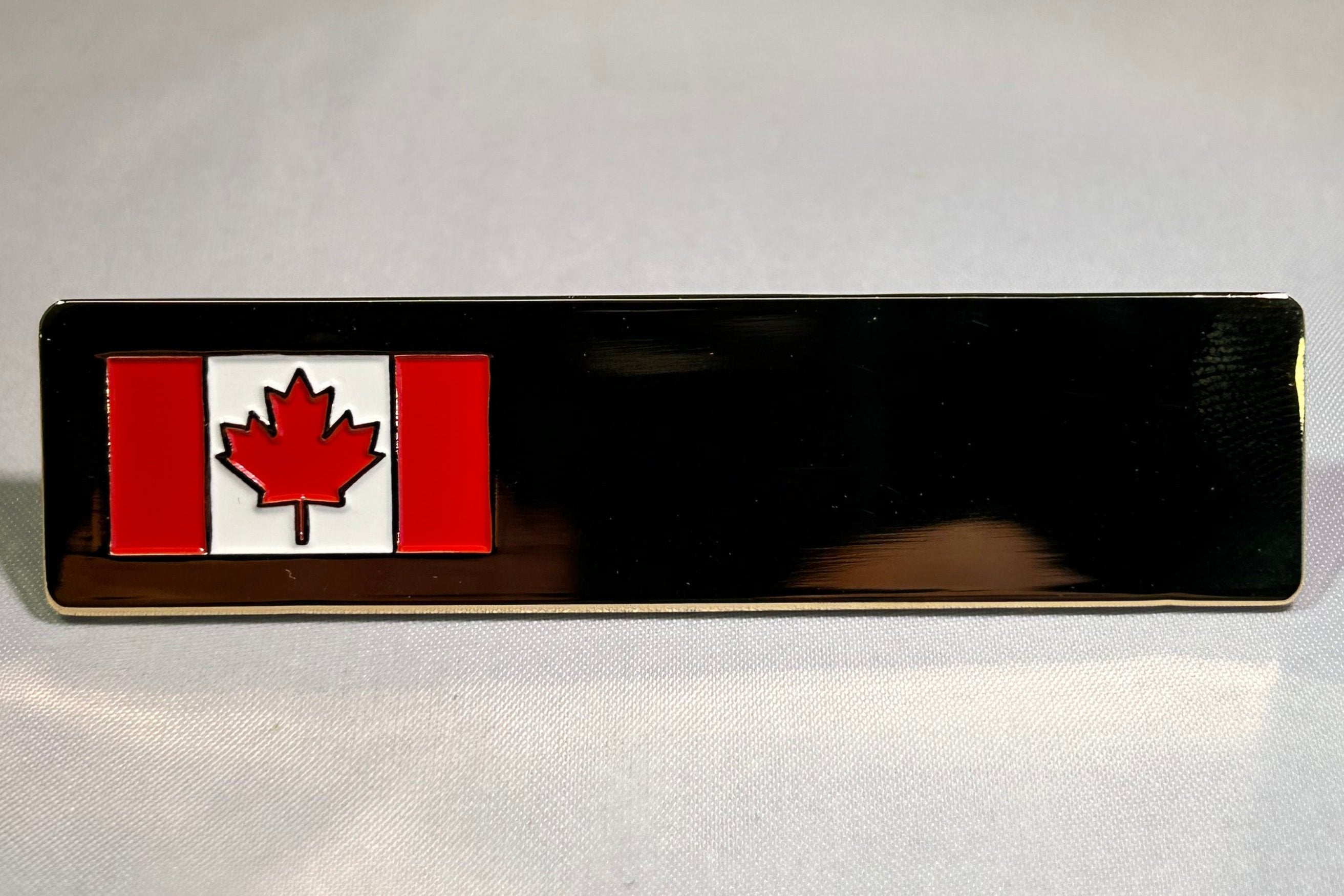 New NB28G1 Canada Flag Gold Name Bar 1 Line