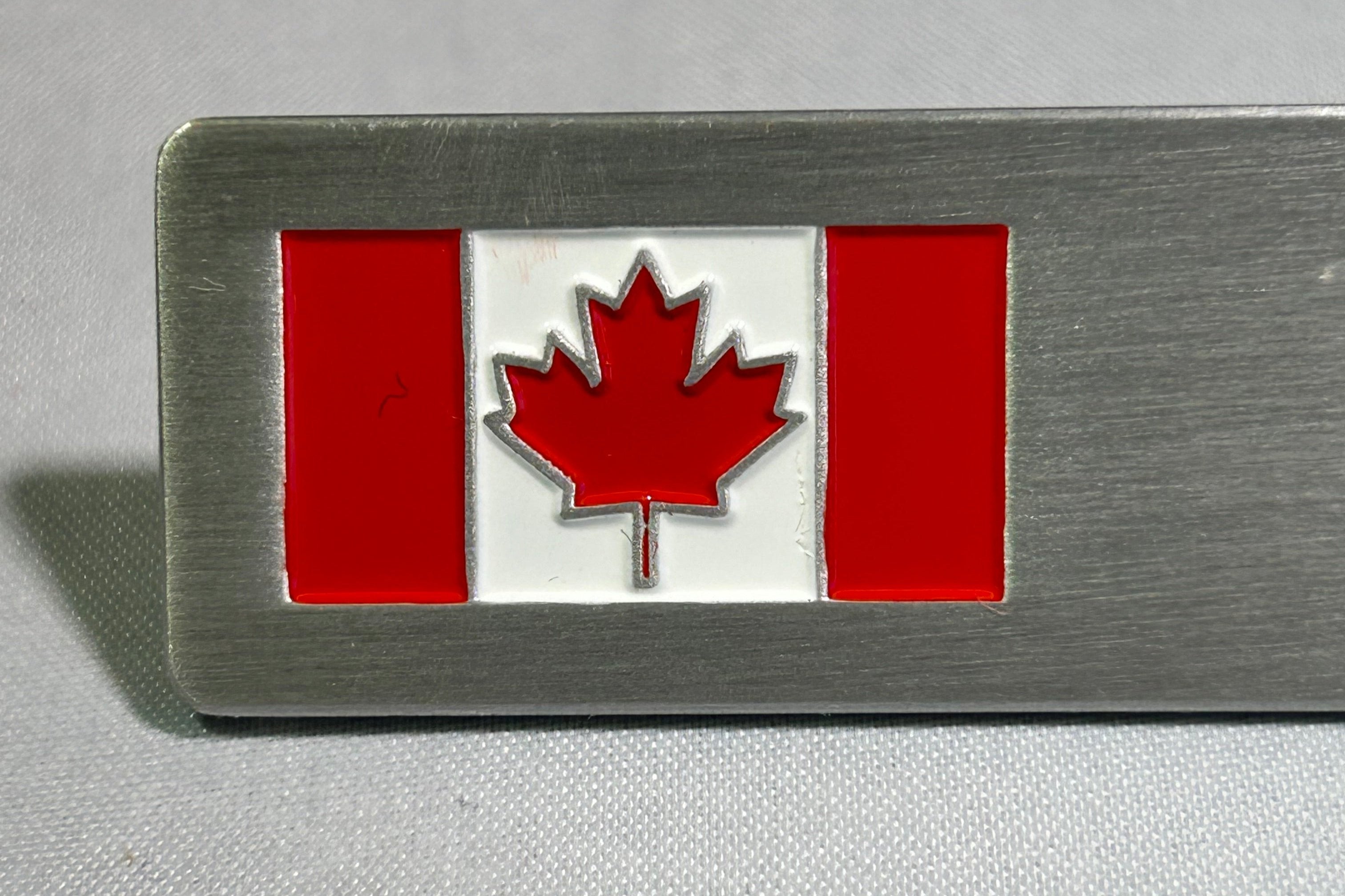 New NB28S1 Canada Flag Name Bar Silver 1 Line