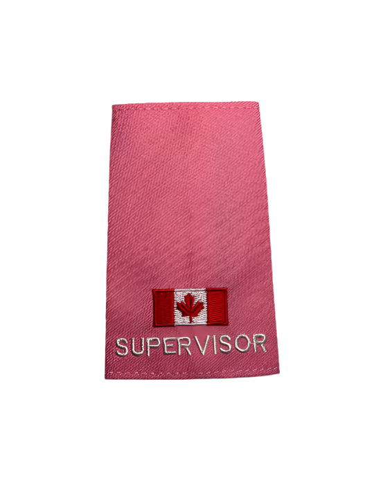 SUPERVISOR Canada Flag Slip-Ons