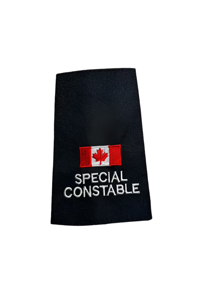 SPECIAL CONSTABLE Canada Flag Slip-Ons