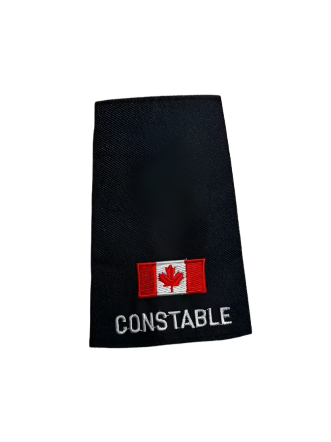 CONSTABLE Silver Canada Flag Slip-Ons