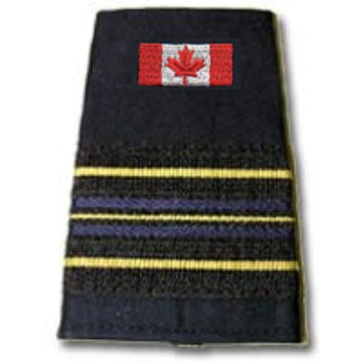 PLATOON CHIEF CAFC 2.5 Bar Canada Flag Slip-Ons