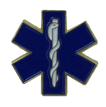 LF62G MEDICAL SYMBOL Cross Gold Pin