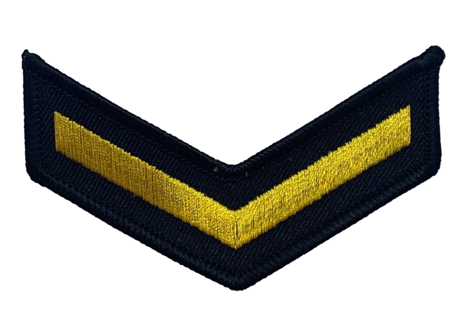 LANCE CORPORAL Shirt Chevron Gold