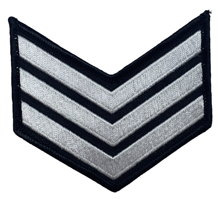 SERGEANT Shirt Chevron Silver