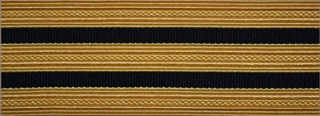 3 Bar Gold Multi Uniform Braid