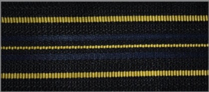 2.5 Bar CAFC Gold Uniform Braid